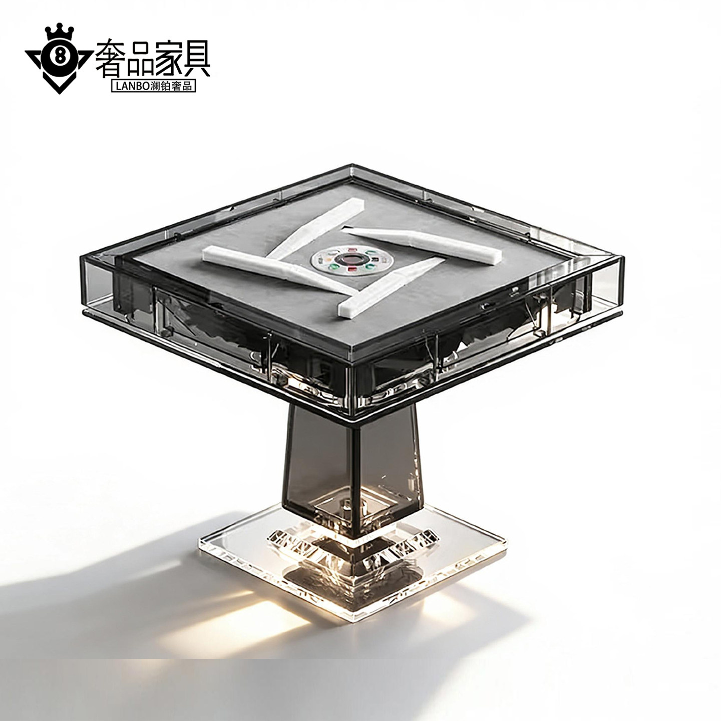 亚克力电动麻将桌高级感娱乐牌桌