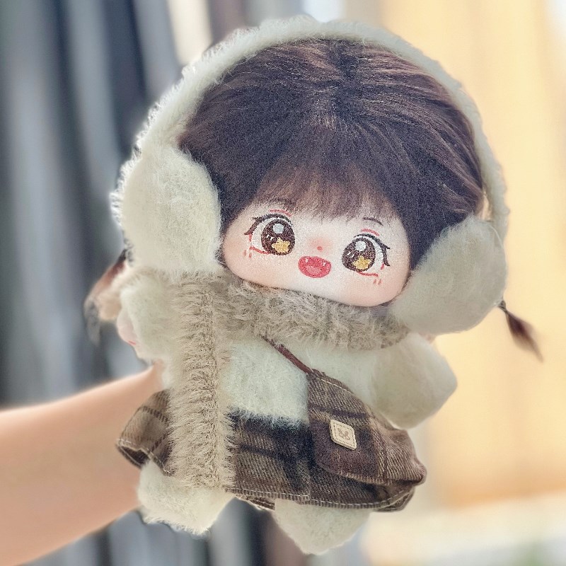 20cma厘米棉花娃娃衣服套装毛绒玩具公仔日常服装裙子男女娃换装