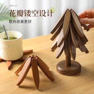 饰品家用创意锅 餐桌垫隔热垫砂锅垫小树t杯垫防烫垫子餐桌酒柜装
