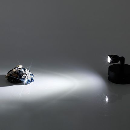 双色切换充电款小射灯立杆免线手办模型珠J宝柜台灯展会展柜led灯