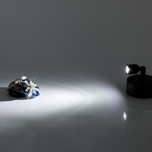 双色切换充电款小射灯立杆免线手办模型珠J宝柜台灯展会展柜led灯