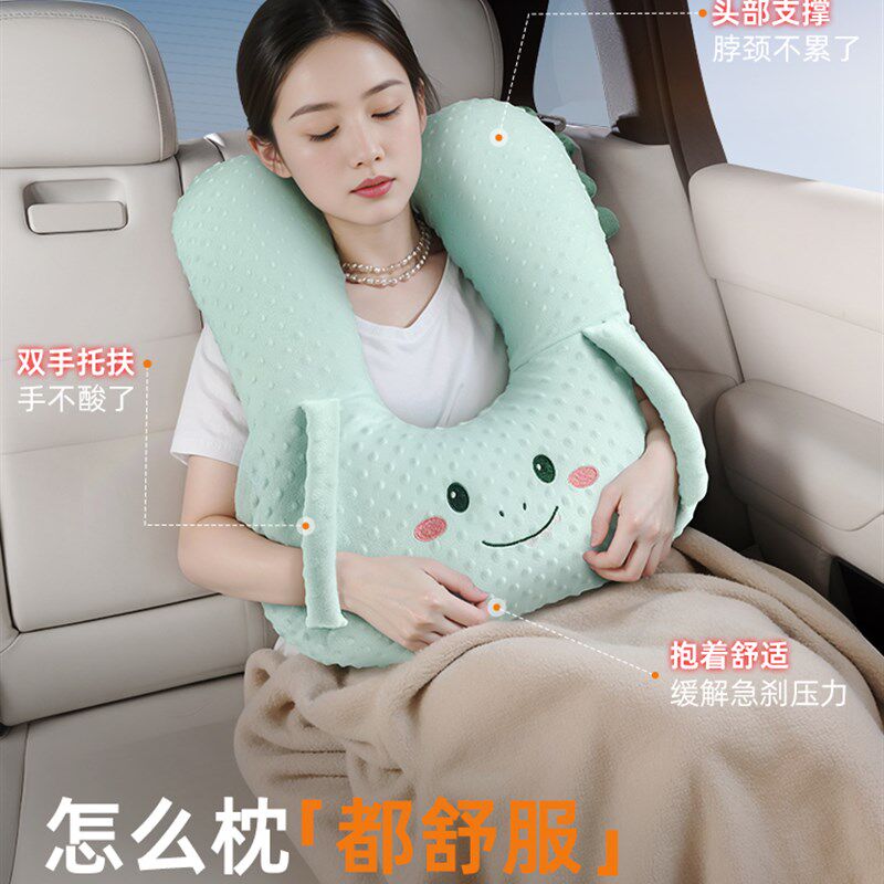 乔的儿童枕头汽车睡觉方便的小工具汽车后座汽车M护颈汽车睡觉枕