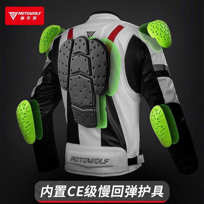 摩托车骑行服机车防风冬季保暖抗寒D骑士装备赛车服防摔上衣皮夹