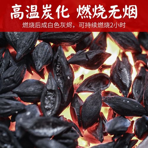 围炉煮茶碳无烟碳家用室内烧茶炭炉果木碳橄O榄碳核桃龙眼炭烧烤