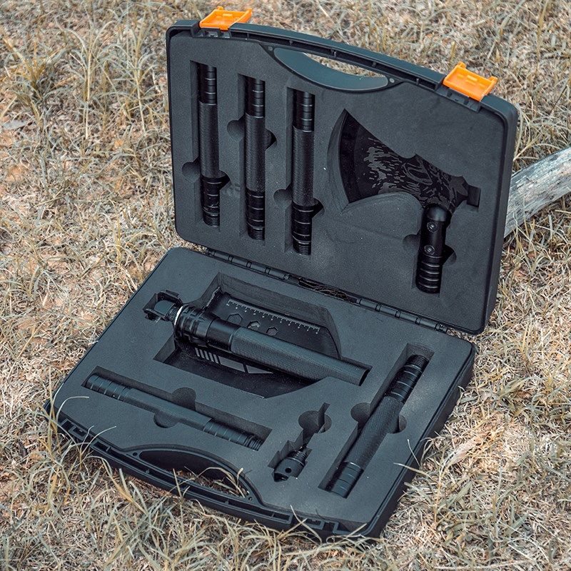 折叠工兵b铲多功能户外锰钢野外铁锹兵工铲钓鱼铲子斧头组合工具