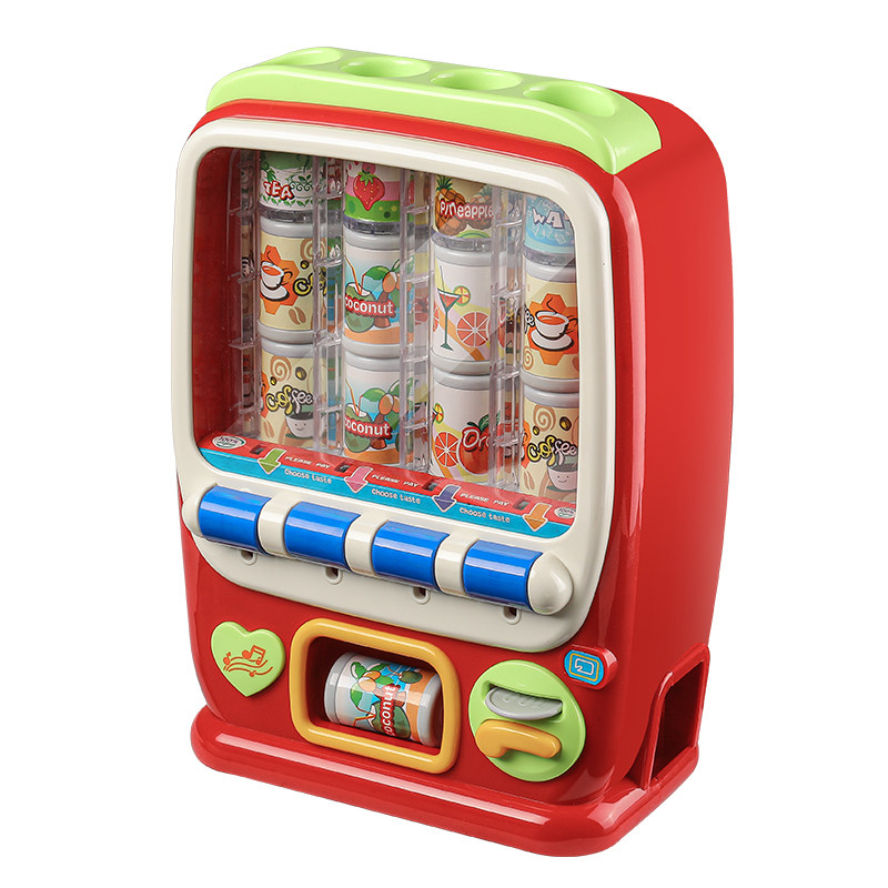 饮料机贩卖售卖机i儿童益智玩具投币自动果汁自动贩卖机女孩宝宝