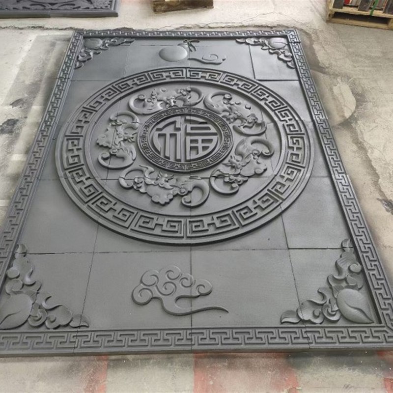 机制古建砖雕仿古砖雕影壁墙浮雕挂件H定制青砖雕刻各种尺寸图案