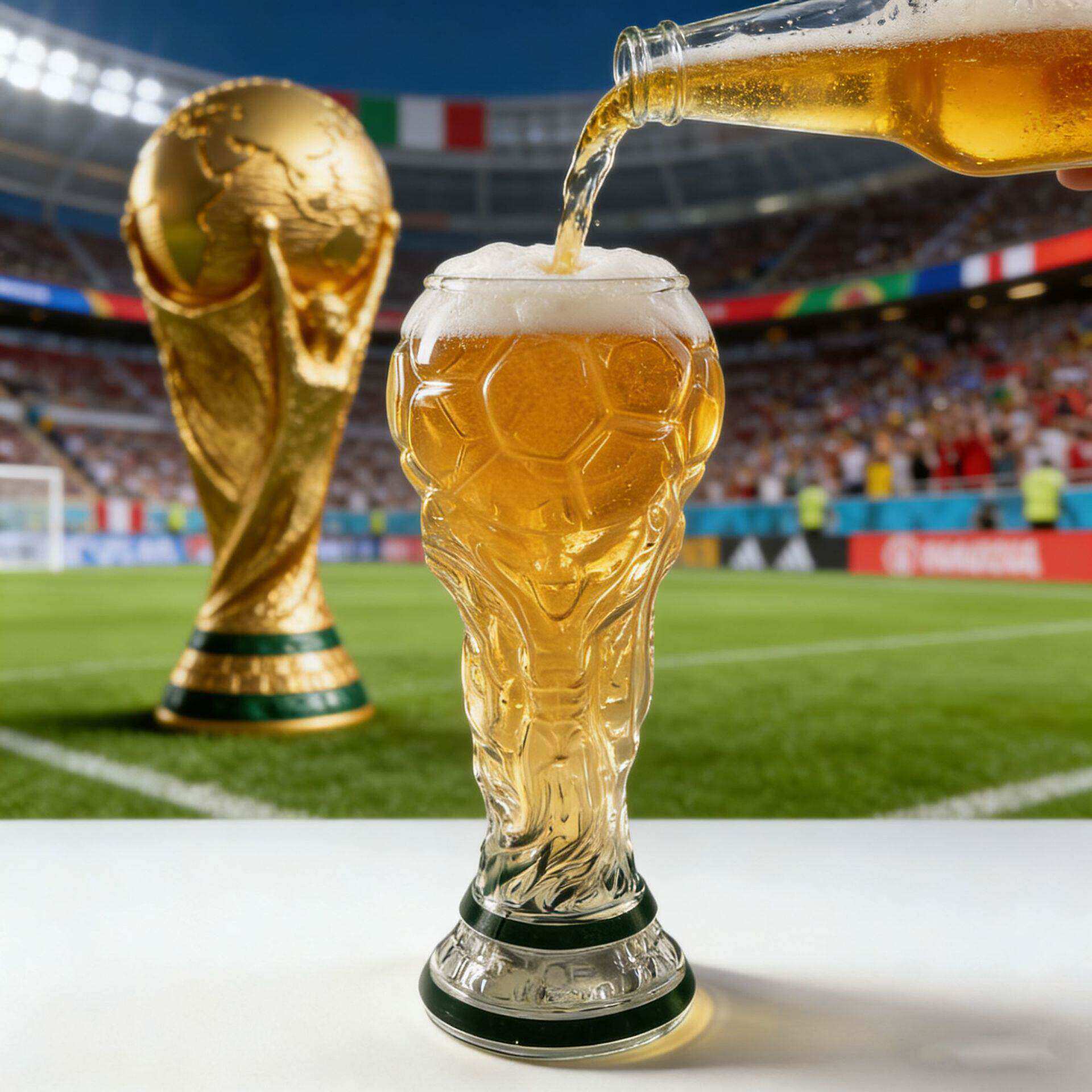 2026世界杯吉祥大力神啤酒杯