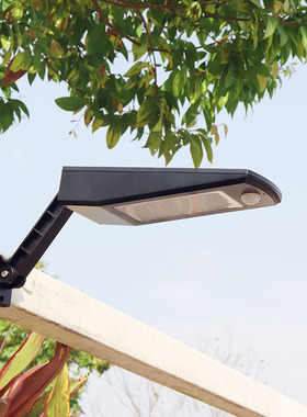 太阳能灯户外48LED人体感应壁灯新农村一体化路灯新能源照明灯