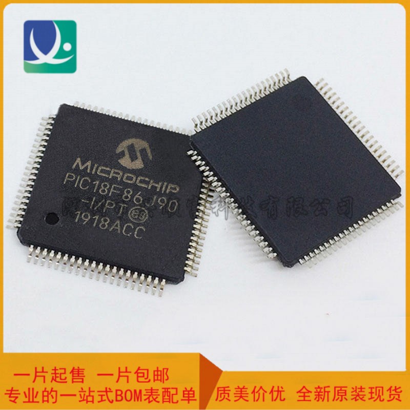 PIC18F86J90-I/PT IC MCU 8BIT 64KB FLASH 80TQFP封装 集成电路