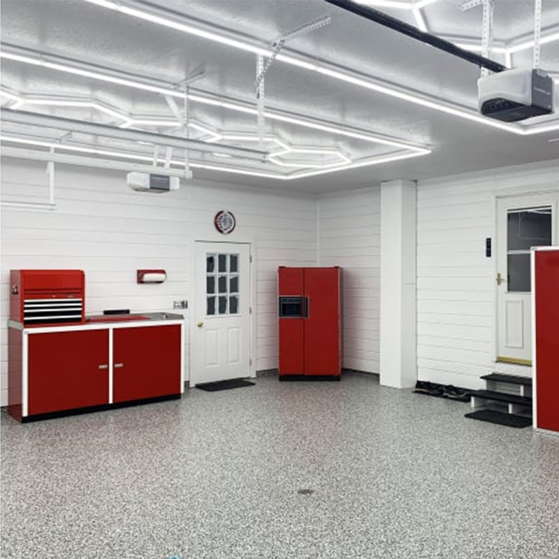 SILTOLL蜂窝灯车库洗车房自助洗车店防虫三防无影灯ledLED灯串