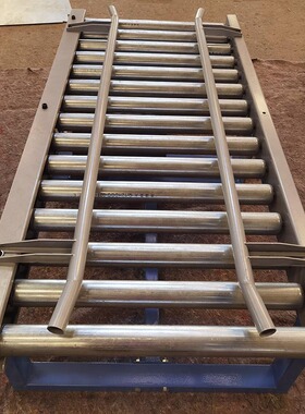 空桶卸货滚轴输送机   流水线装配平台无动力滚轴线动力滚筒线