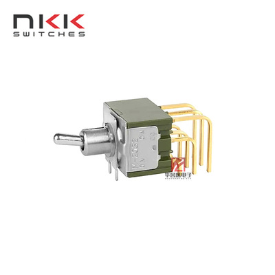 日本NKK M2032S2A2G40 M-2032 9脚2档 摇臂开关