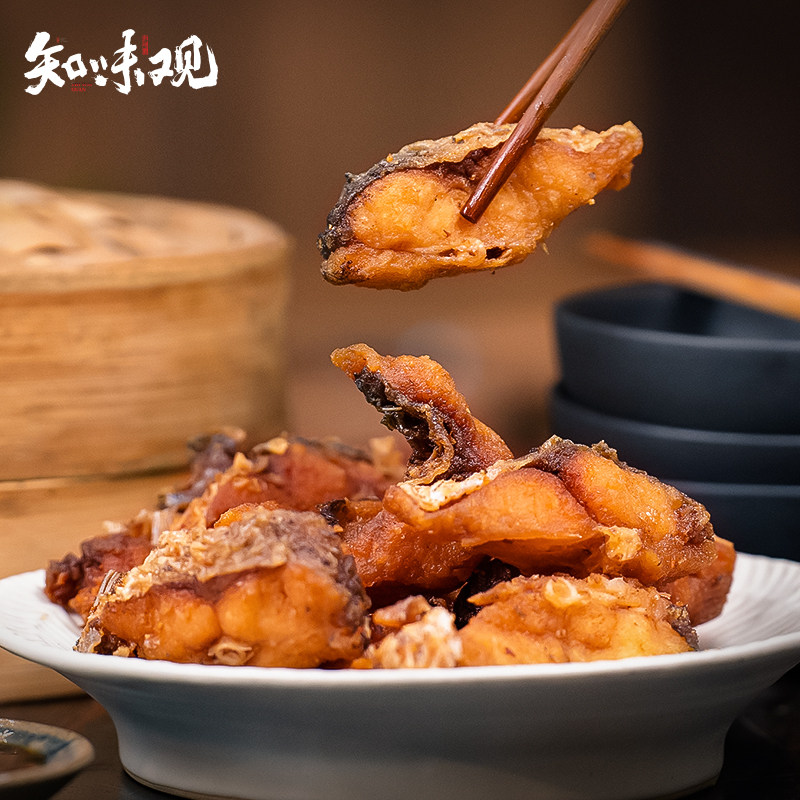知味观杭州熏鱼干酥鱼片鱼块零食浙江特产凉菜熟食加热即食下酒菜,零食/坚果/特产,即食鱼零食,淘宝优惠券,粉丝福利购,淘宝优惠卷