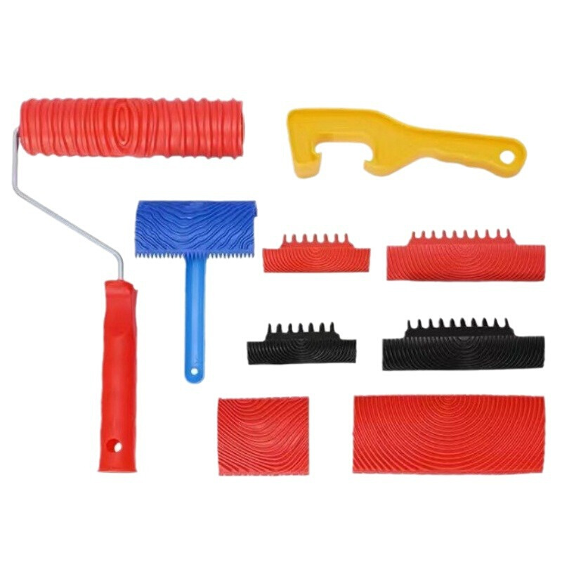 木纹器组合套装 仿木纹橡胶木纹模具墙艺工具ms3 ms6 ms17木纹滚