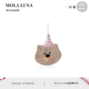 MOLA.Part.厨房擦手巾家用卫生间厨房珊瑚绒双层加厚毛巾 韵部
