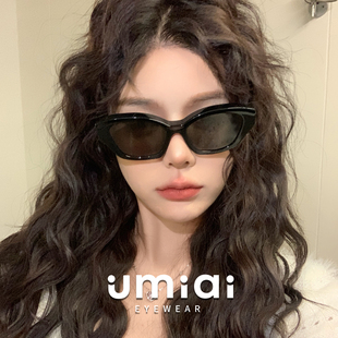 超前未来感墨镜女防紫外线户外运动时尚护目镜开车偏光板材太阳镜