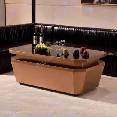 ktv茶几定制酒吧包厢清吧会所商务夜场派对轻奢发光沙卡座