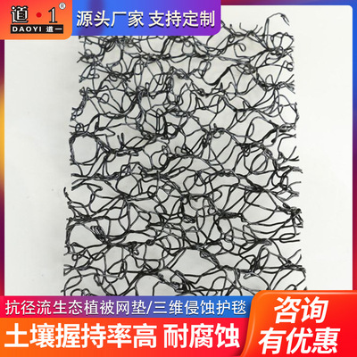 环保护毯 生态防护毯 三维抗侵蚀防护毯 抗径流生态植被网垫