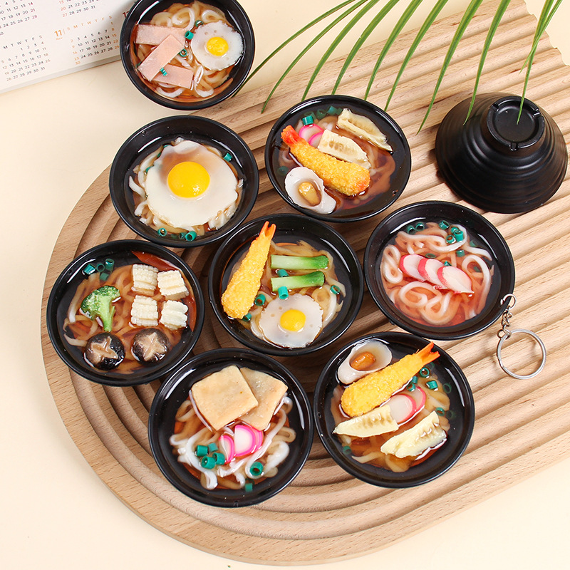 大号仿真食物乌冬面模型日式拉面面条食玩装饰道具风味小吃摆件