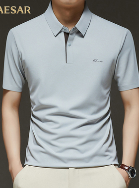 凯撒大帝新款夏季短袖polo衫简约舒适大气时尚气质百搭短袖