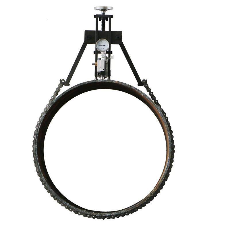 链条液压式布氏硬度计可以现场测量大型管道表面布氏硬度