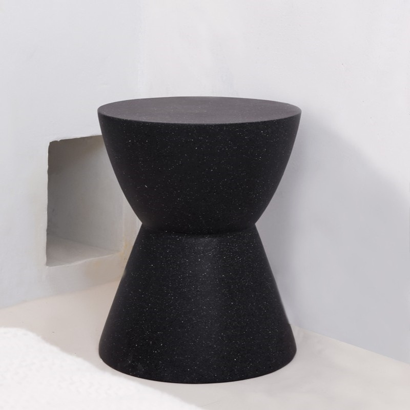 北欧设计师边几民宿小圆桌创意床头柜诧寂风奶油风咖啡馆星空边几