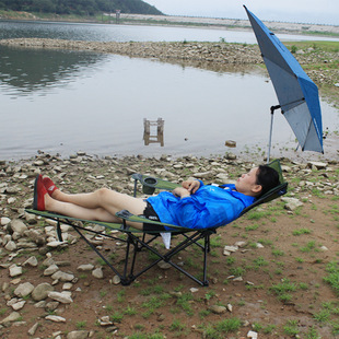遮阳躺椅 折叠躺椅 沙滩遮阳椅 遮阳钓鱼躺椅 剧组椅 户外伞躺椅