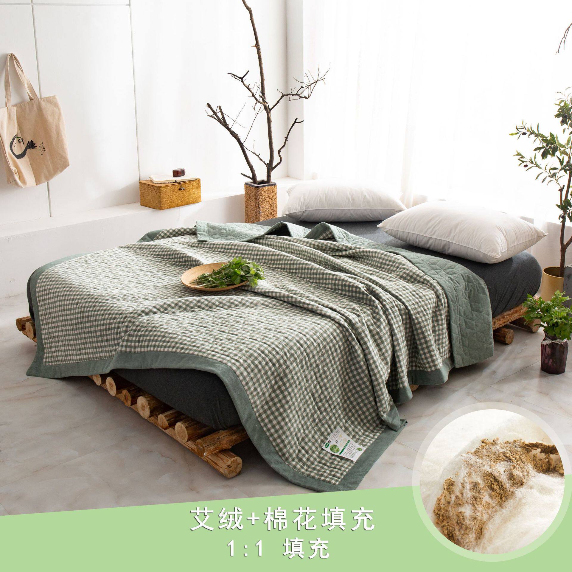 功能性被芯艾绒棉花夏凉被夏被薄被子水洗棉可水洗尺寸