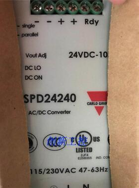 SPD24240 CARLOGAVAZZI单相开关电源正品24V瑞士佳乐SPD242401
