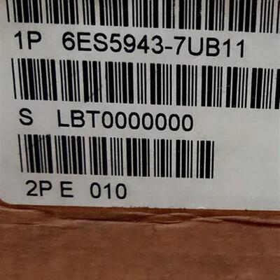 SIMATIC S5系列6ES5943-7UB11中央控制器模块CPU 943全新原