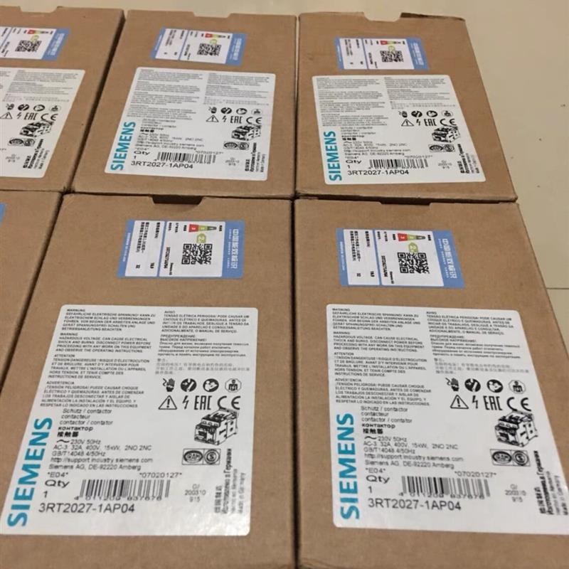 全新原装西门子3RT2027系列接触器3RT2027-1AP04 3RT2027-1AP00