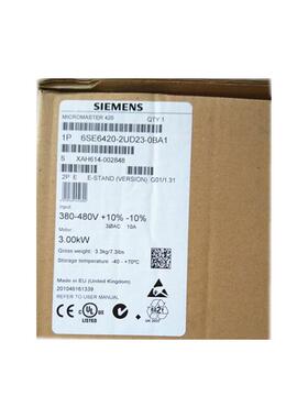 6SE6420-2UD23-0BA1420变频器3KW 6SE64202UD230BA1