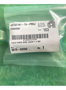 wagelok世伟洛克1/4高纯度止逆阀6L-CW4FR4-P全新原装