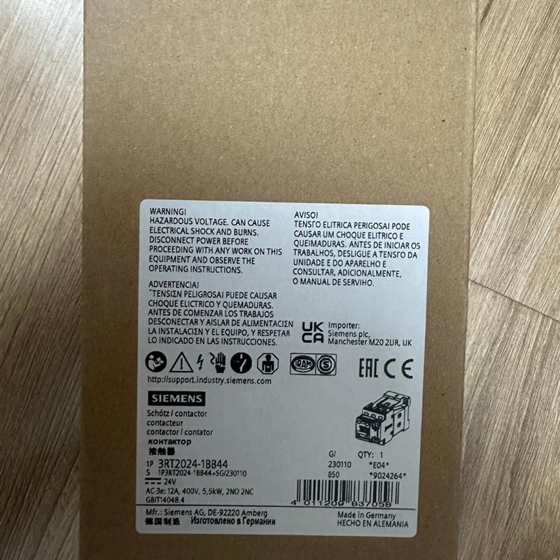 全新原装接触器3RT2024-1BB44
