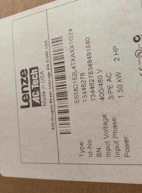 全新原装 ESMD152L4TXA 伦茨/Lenze变频器现货当天发货