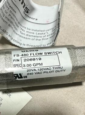 GEMS捷迈流量计FS-480(3.00GPM)全新原厂现货价格私聊