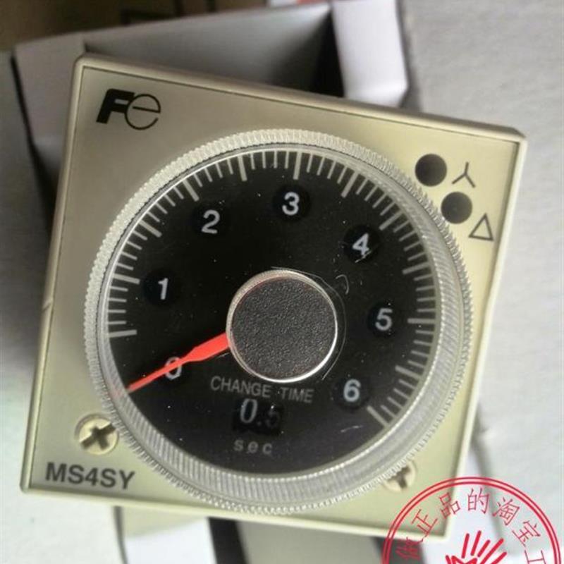富士全新星三角时间继电器MS4SY-AP 100-240VAC 现货