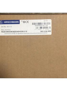 赫斯曼交换机RS30-0802O6O6SDAEHC09.0.10全新原装