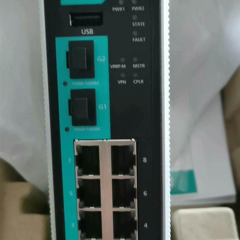 MOXA EDR-810-2GSFP 工业交换机全新未拆封现货 欢迎进店咨询