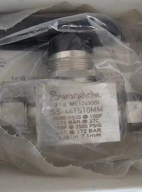 不锈钢40系列球阀 6.0 Cv, 10 mm卡套管接头 SS-44TS10MM