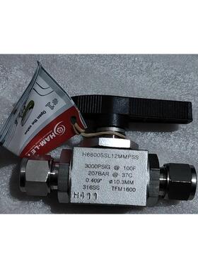 HAM-LET哈姆雷特球阀 H6800SSL12MMPSS 全新原装现货