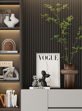 电视柜入户玄关柜高级感软装摆件轻奢现代客厅酒柜壁龛装饰品摆设