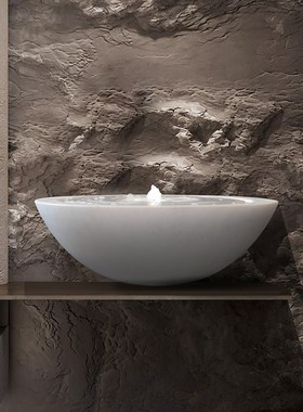 聚宝盆花园庭院简约循环水钵水系阳台会所流水摆件喷泉水景观