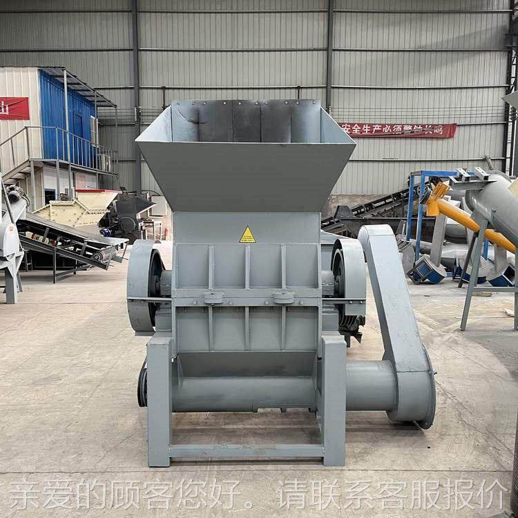 塑料筐硬杂料破机 小型边机角白料颗粒回收打料 pe蓝桶ZWJ碎粉碎