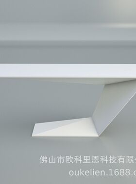 时尚精选亚克力人造石会议桌 可丽耐人造石办公桌 人造石经理台面