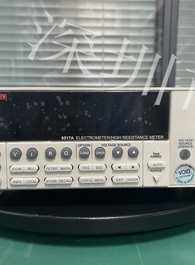 现货 吉时利KEITHLEY 6517A 6517B 6514静电计与8009夹具 高阻表