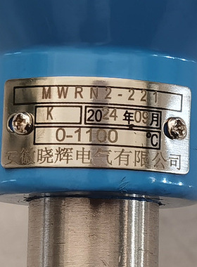 MWRN2-221双支2520材质铠装芯耐磨热电偶M27*2固定螺纹安装