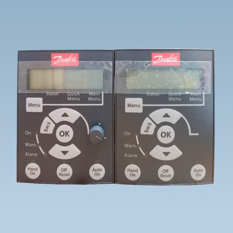 Danfoss丹弗斯变频器FC51带旋钮控制面板LCP12不带旋钮面板LCP11