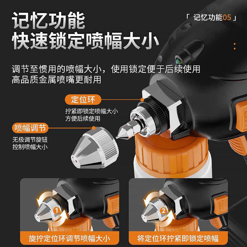 电动喷漆枪家政家具修复喷漆枪补漆维修小型手办模型Y彩绘锂电喷